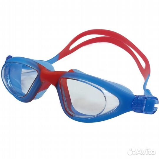 Очки для плавания взрослые сине/красные