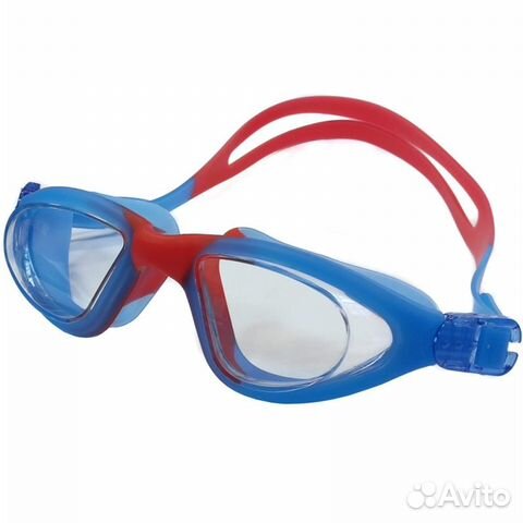 Очки для плавания взрослые сине/красные