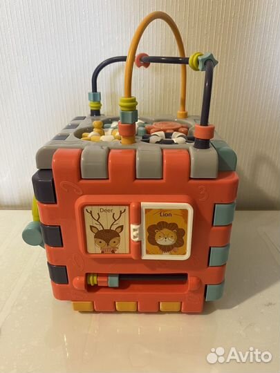 Бизиборд сортер бизикуб монтессори