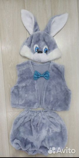 Новогодний костюм зайца 104