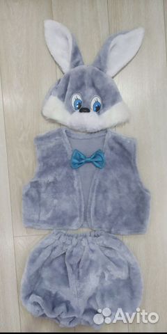 Новогодний костюм зайца 104