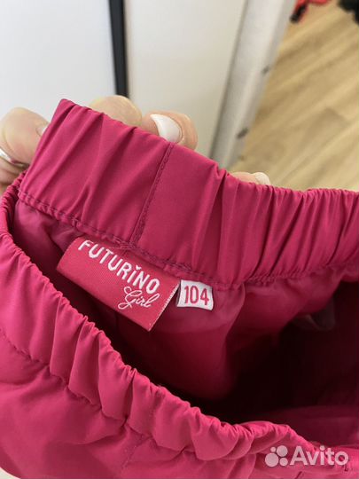 Штаны утепленные для девочки 104
