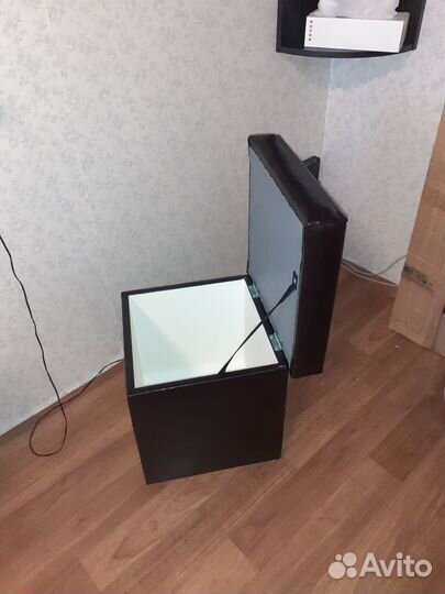 Банкетка пуфик с ящиком для хранения