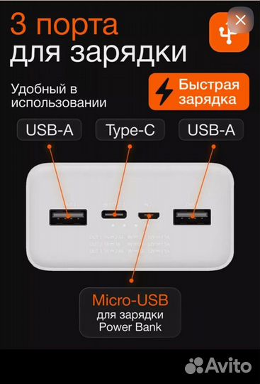 Новый повербанк Xiaomi 30000 mAh