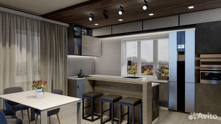 3d визуализация экстерьера, интерьера