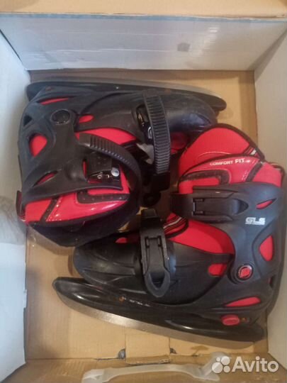 Коньки 30-33,раздвижные