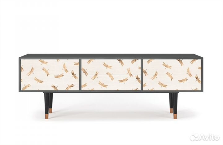 Тв-тумба T4 - Антрацит - Nude Dragonflies