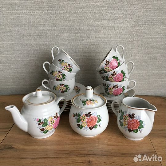 Фарфоровые столовые сервизы СССР