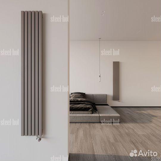 Вертикальный дизайн радиатор Steel V от производит
