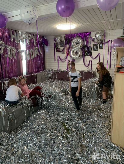 Серебряное шоу фольга