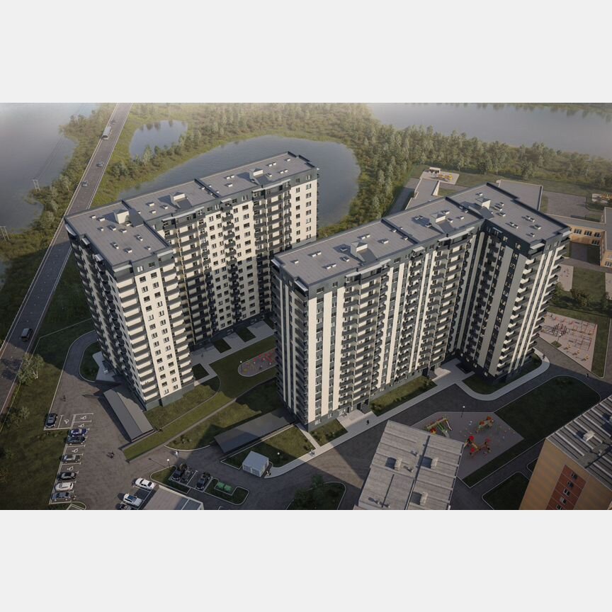 1-к. квартира, 39,1 м², 9/16 эт.