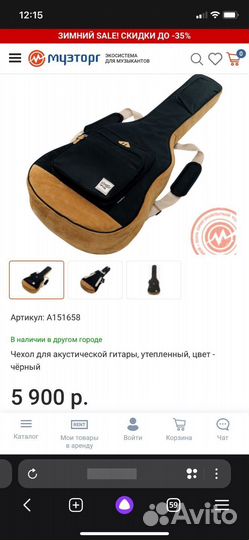 Чехол Ibanez для гитары утепленный