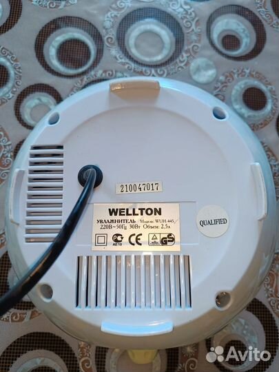 Увлажнитель воздуха Wellton WUH-445