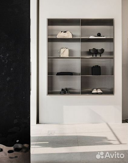 Полка стеллаж из нержавеющей стали