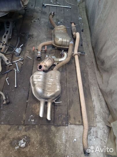 Выхлоп skoda octavia a5 1.4 tsi