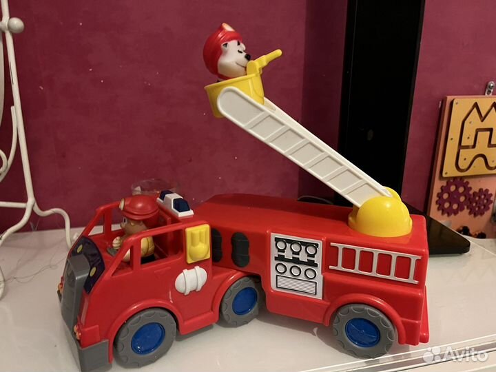 Развивающий автомобиль Baby go пожарная машина