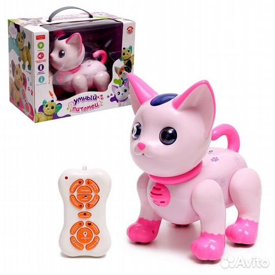 Интерактивный Кот на Р/у много Функций +обучение