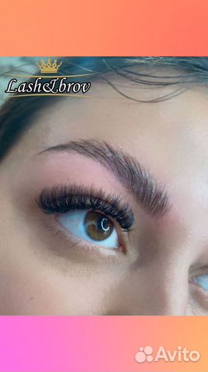 Наращивание ресницОформление бровей