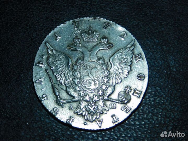 Рубль 1772 г. серебро 0.750 Оригинал