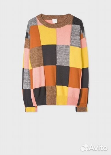 Джемпер женский Paul Smith в стиле пэчворк