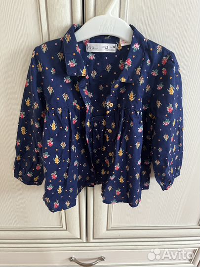 Рубашка на девочку Zara 2-3