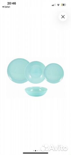 Набор столовой посуды, тарелки