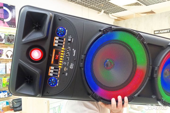 Музыкальная большая Bluetooth колонка