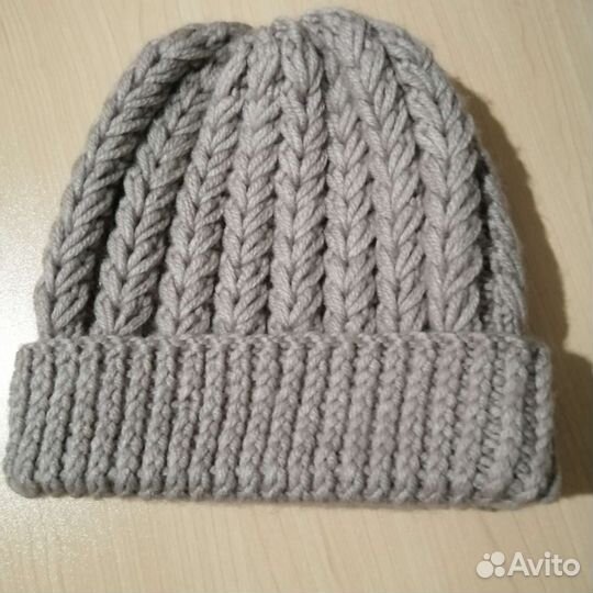 Шапка и снуд вязанные женские