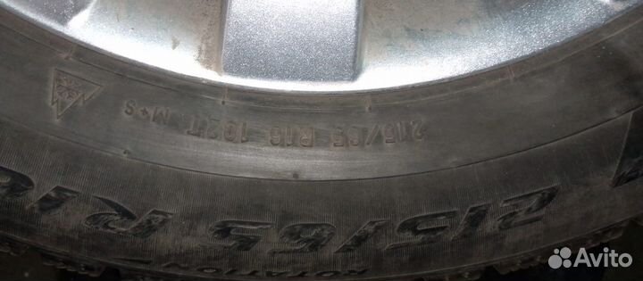 Колеса r16 в сборе зима-шипы