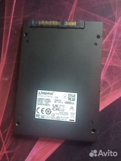 Ssd Kingston sa400 480gb