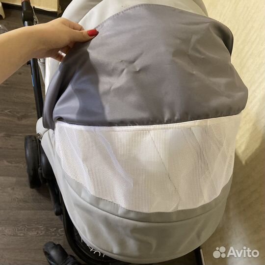 Коляска 2 в 1 эко кожа