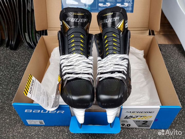 Коньки хоккейные Bauer Ultrasonic SR 9фит2