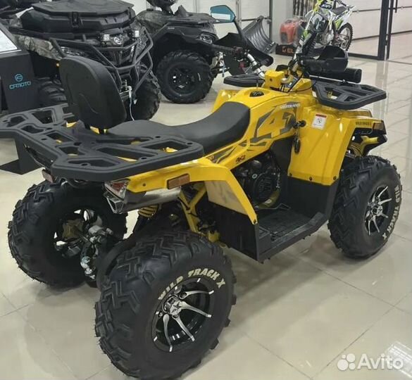 Квадроцикл Motoland Wild Track X 200 PRO желтый