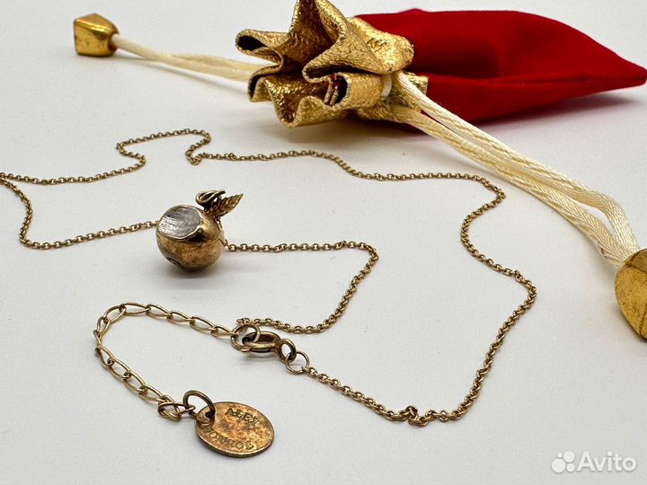 Подвеска позолоченная Alex Monroe оригинал