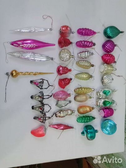 Елочные игрушки СССР