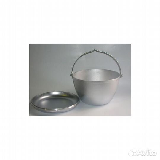 Казан походный 4,0 л 240 с крышкой-сковородой