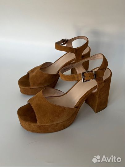 Замшевые босоножки эконика 36