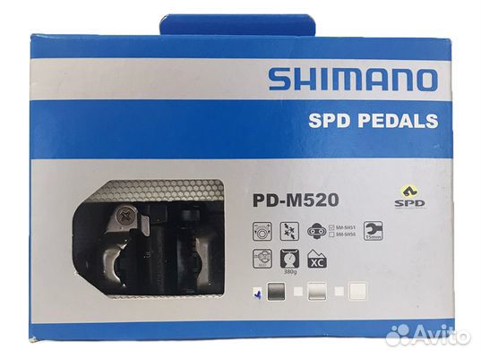 Педали Shimano M520 SPD (Черные)