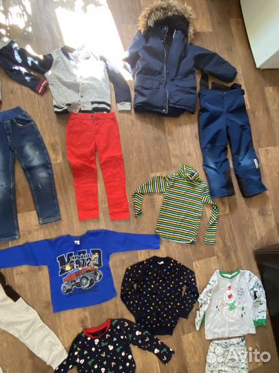 Пакет вещей на мальчика от 116см
