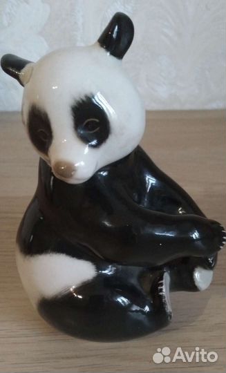 Статуэтка фарфор панда лфз СССР