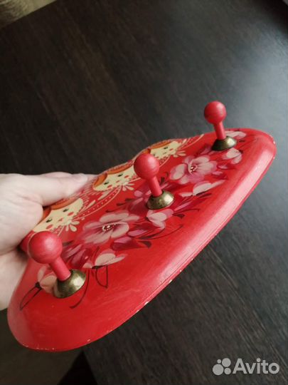 Винтажная Советская вешалка Матрешки СССР декор