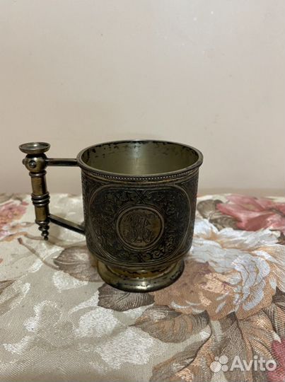 Подстаканник серебро 1888г