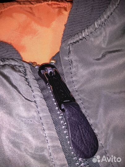 Бомбер alpha industries ma 1 зеленый vintage