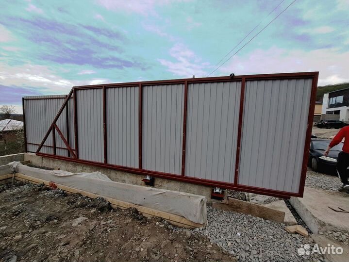 Монтаж ворот