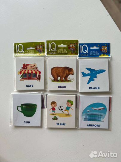 Карточки новые для занятий с детьми 3-7 лет