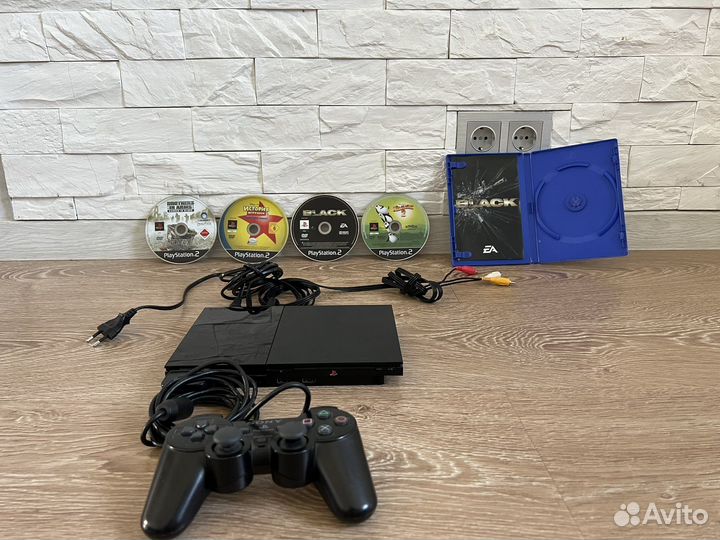 Игровая приставка sony playstation 2 бу