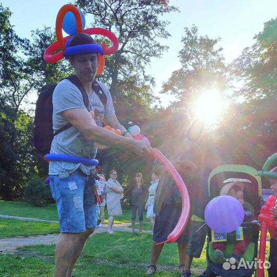 Детское шоу - твистинг из шаров, праздник для дето