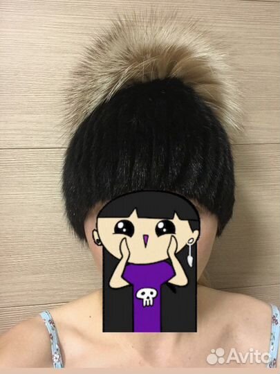 Шапка норковая