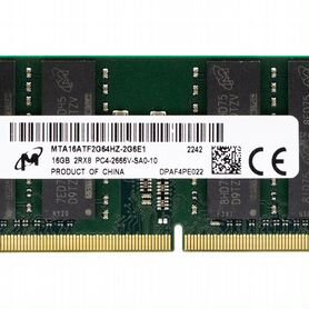 Новый sodimm DDR4 16GB 21300 2666мгц micron DR142