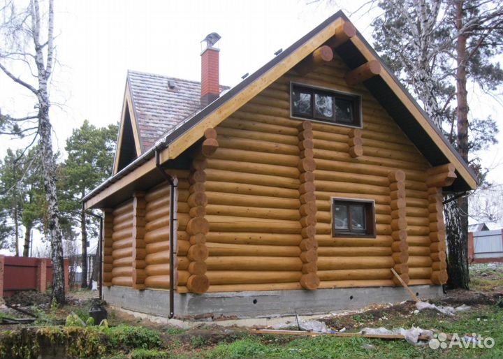 Сруб дома 8х8